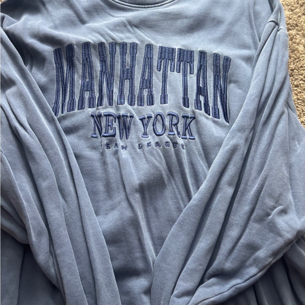 Manhattan New York Blue Men's Shirt